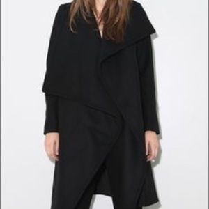 OAK NYC cascade waterfall coat